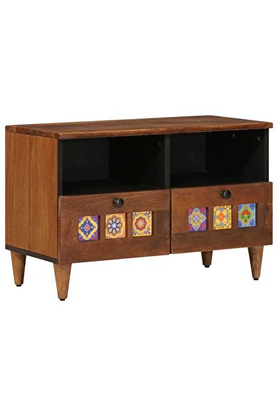 vidaxl Masă de cafea Maro 80 x 54 x 40 cm Lemn de mango solid