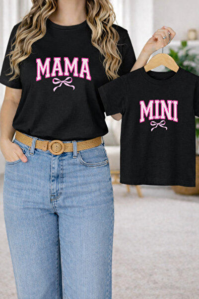 LORVEX Διπλό μπλουζάκι Mother Daughter Combination oversized – Μπλουζάκι Moth...