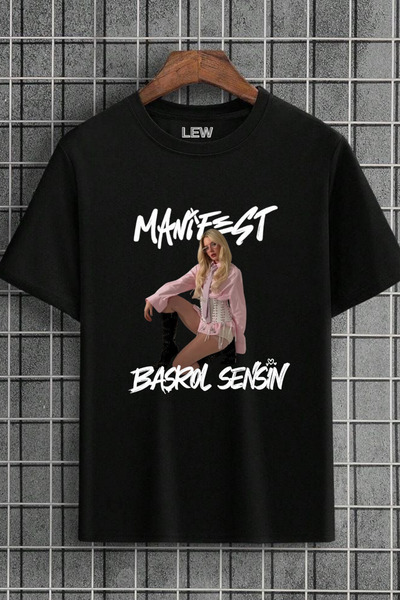 lovver تي شيرت مانيفست ليديا بتصميم خاص مكون من قطن قطع بطباعة مميزة
