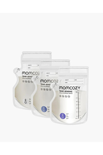 Momcozy Pungi pentru depozitarea laptelui matern cu turnare ușoară, 60 de bucăți