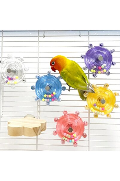 Romingo لعبة الدوارة لقفص الطيور