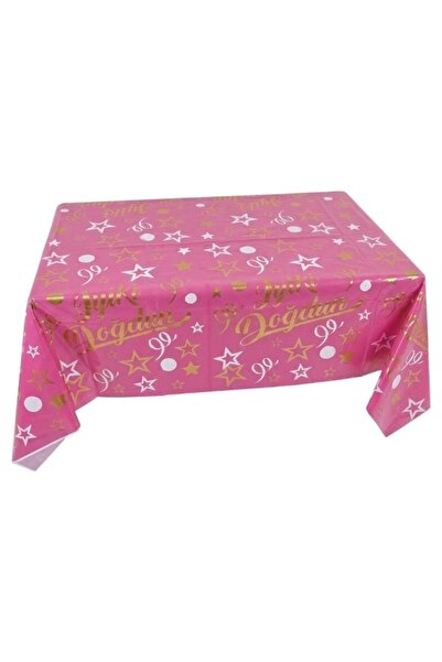 CAVAŞ sun hat culoare roz la multi ani Fata de masă 120x180cm pentru adulți