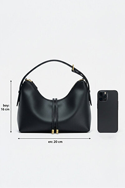 Askora Sera Women's Mini Size Bag with Tie Detail and Long Cross Strap Hand & Shoulder Bag