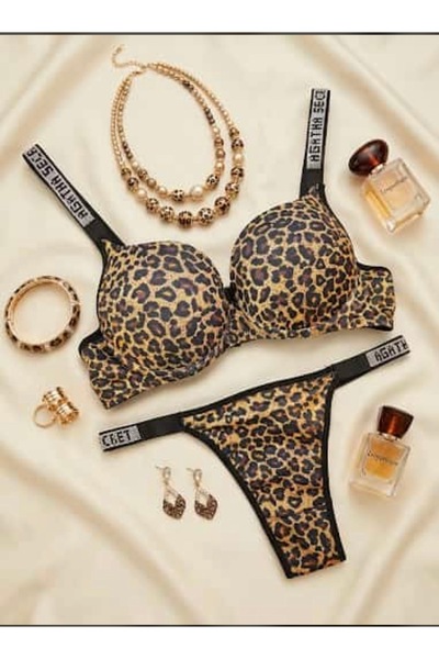 SATTENS Set sutien cu susținere și cupe B, cu efect push-up, love SECRET