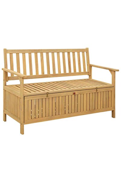 vidaxl Bancă cu spațiu de depozitare cu depozitare Acacia Solidă