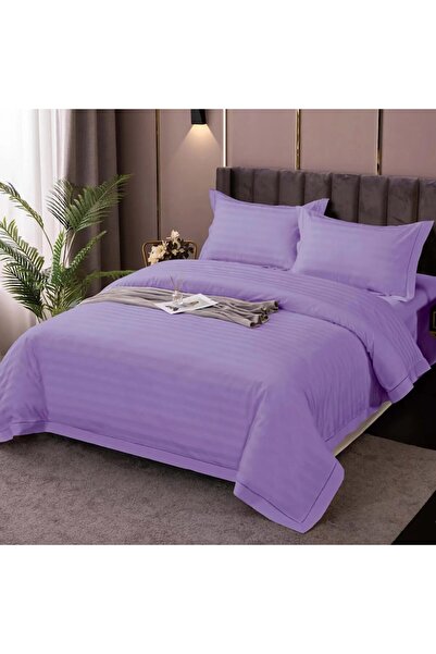 Casa Pucioasa Λινό σεντόνια Damask 4 τεμαχίων, Σεντόνι με λάστιχο με Ελαστικό...