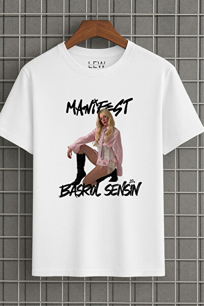 lovver تي شيرت مانيفست ليديا بتصميم خاص مكون من قطن قطع بطباعة مميزة