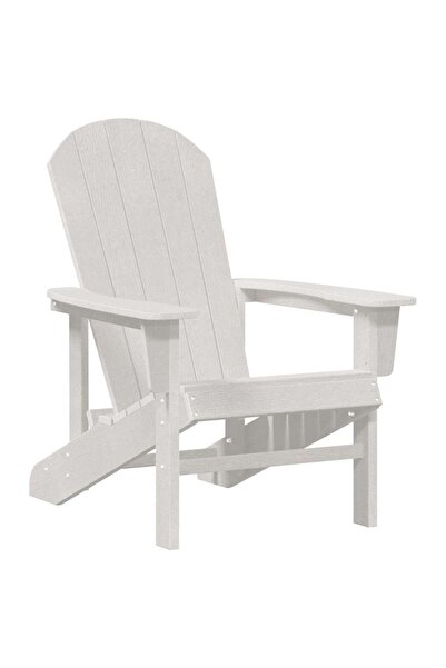 vidaxl Scaun Adirondack Alb 82 x 74 x 92 cm HDPE