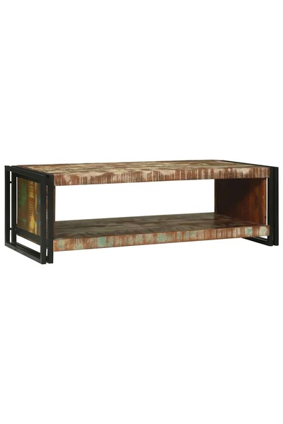 vidaxl Masă de cafea Multicolour 120 x 50 x 38 cm Lemn recuperat masiv
