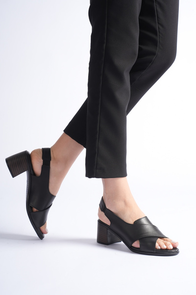 aka prestij ayakkabı comfort Genuine De Leather Rtopedi̇k Poly Sole Tape Women's Sanda Sandals 027