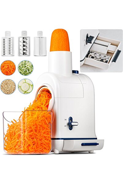 AAOBOSI Tocător electric de legume cu cutie de depozitare