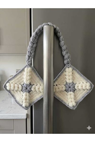 BilfolD Handmade Decorative Kitchen Holder (White-Grey)