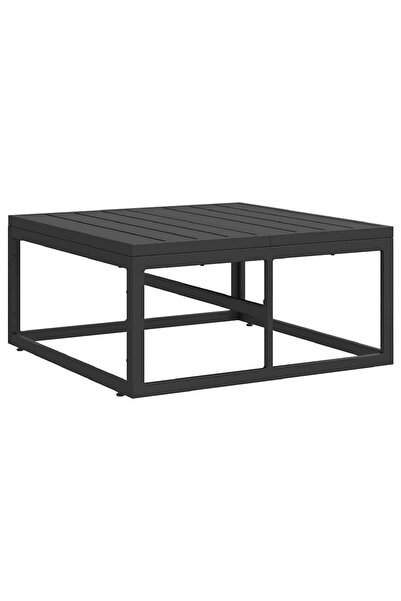 vidaxl Mobilier pentru Exterior Negru 70 x 70 x 32 cm Metal
