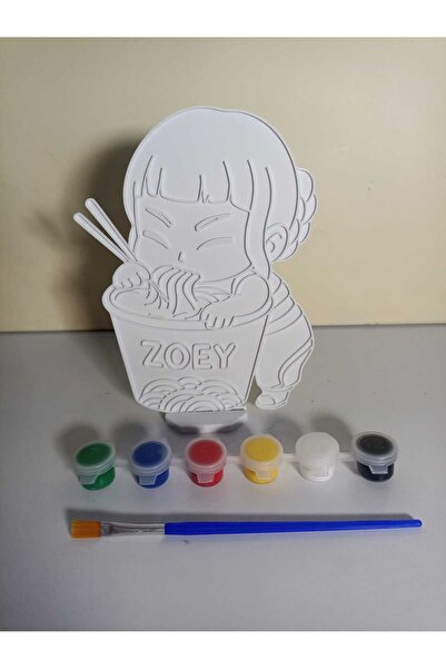 smilechild زوي تأكل النودلز، مجموعة تلوين مكونة من 4 قطع، 17 سم، تتضمن 6 ألوا...