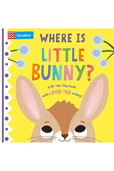 Campbell Carte cu clapete si o imagine pop up Where is Little Bunny?