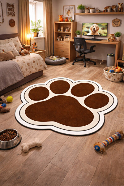 RUGRUMBA Non-Slip Sole Asymmetrical Pattern Machine Made Washable Young Girl'...