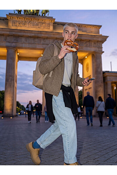 LC Waikiki Rmz Gi̇yi̇m Farkiyla Ka Hooded Ahatkalıp Ka Checked Embroidered Me...