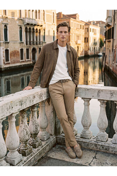 LC Waikiki Rmz Gi̇yi̇m Farkiyla Standardfit Dobby Men's Trousers