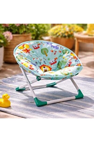 OEM Scaun pliabil pentru copii, cadru metalic, model animale