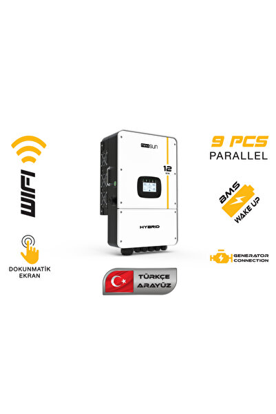 MEXXSUN 12 KW Hibrit Monofaze LV (48V)