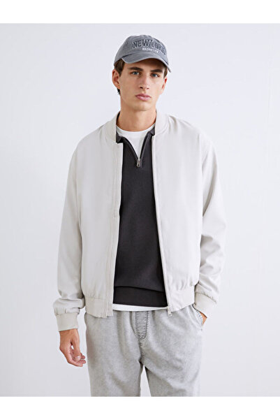 LC Waikiki Rmz Gi̇yi̇m Farkiyla Standardfit College Roba Collar Men's Coat