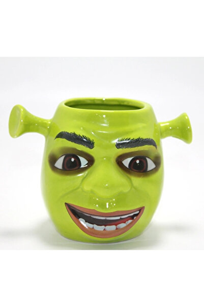 Marsilyan Ieg ™   3D Shrek Design Porcelain Mug Cup Alk4507