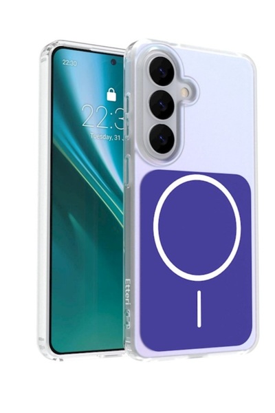 Samsung Etteri Hidden Pearl Galaxy S26 Case Dark Blue Elegant Premium Protection