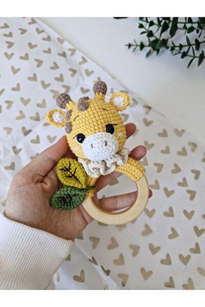 ayta kids clothing toys Amigurumi sevimli zürafa Çıngırak / diş kaşıyıcı