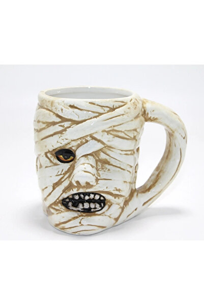 Epilons 3D Embossed Mug with Ancient Egyptian Mummy Figure Alk4897