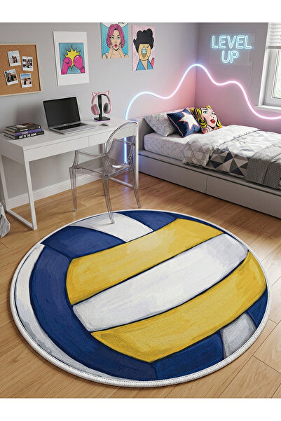 RUGRUMBA Non-Slip Sole Asymmetric Pattern Machine Made Washable Young Girl's ...