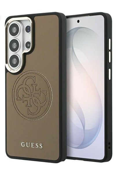 Samsung Guess Case Perforated Logo MagSafe Galaxy S26 Ultra Brown Premium