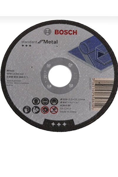 Bosch Standart Kesme Diski 230x3 mm Metal kesme (3 ADET)