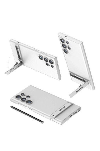 zore Samsung Galaxy S24 Ultra Uyumlu Kılıf Kamera Korumalı Dikey Standlı Ays ...