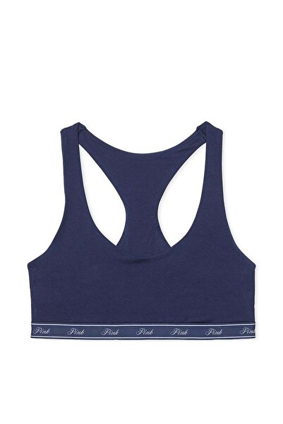 Victoria's Secret Cotton Racerback Logo Bralet