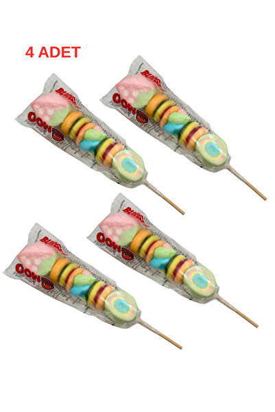 monymoo Moo Burger Marshmallow Jelibon Çubuk 4 Adet – Tek Tek Paketli