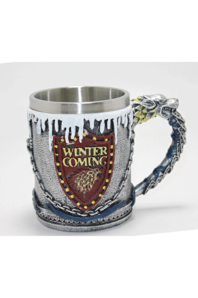 Lisinya Game of Thrones Designed 3D Steel Mug Alk4369 - Tygoo