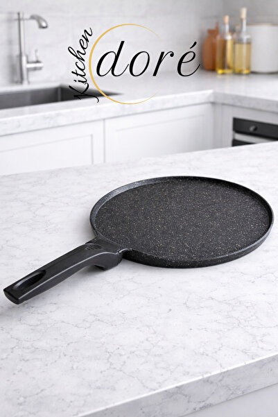 KitchenDORE صينية دوكوم كريب بسطح غير لاصق وطلاء ثلاثي الطبقات