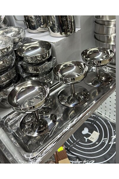 MİEN 3 adet orta boy çelik sunumluk