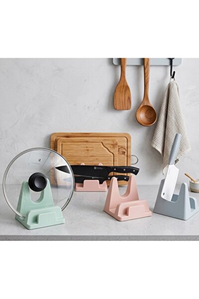 RED KİTCHEN Çok Amaçlı Mutfak Tezgah Üstü Düzenleyici - Tencere Kapağı, Kesme...