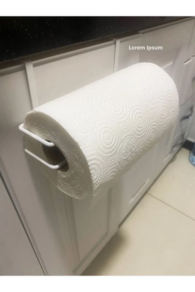 Feronyahome & Garden Cabinet Door Paper Towel Rack, Paper Towel Holder, Bathroom and Kitchen Towel