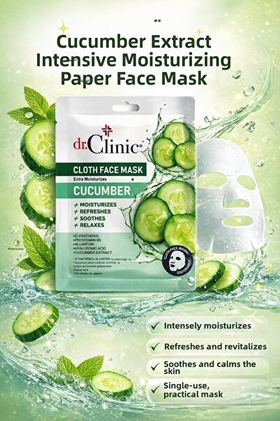 Dr. Clinic قناع ورق الخيار