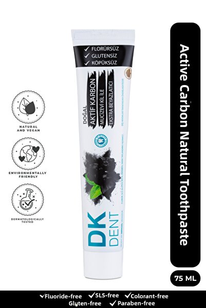 Dermokil معجون أسنان الكربون النشط للبالغين 75 مل