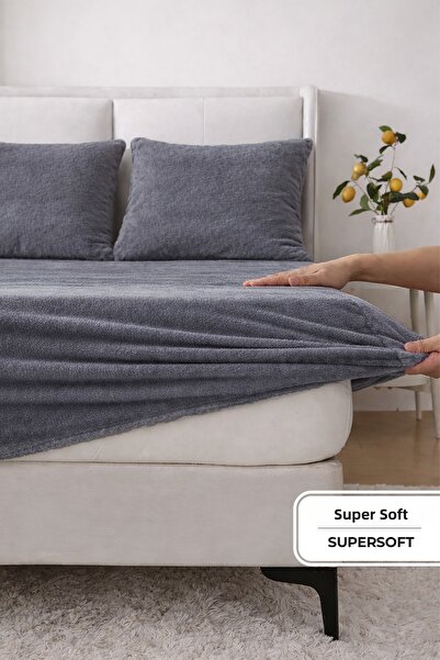EvienHome Super Soft Flannel Fitted Sheet Set Single/ Double