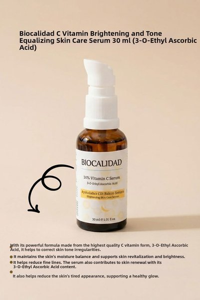 biocalidad Vitamin C Brightening and Tone Equalizing Skin Care Serum 30 ml