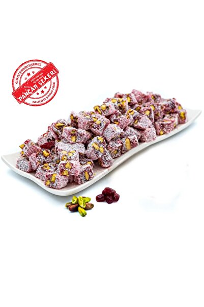 Dadak Lokum ve Kuruyemiş 500 جرام حلقوم تركي صغير - بنكهة الرمان والفستق