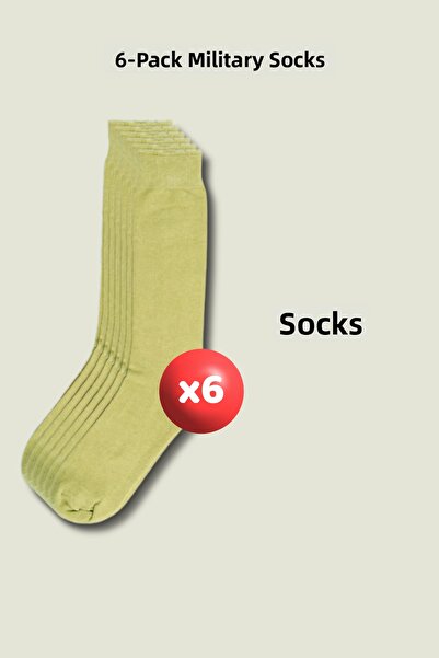 Outdoorun 6-Piece Sock Military Set - Essential and Colored Military Supplies