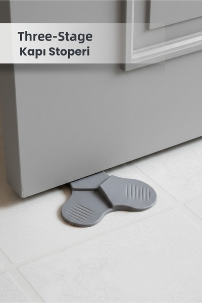 Orvila Opritor de ușă din silicon în 3 etape