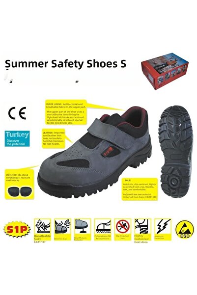 BilfolD 414 Yazlik S1 41 No Steel Blu Shoes