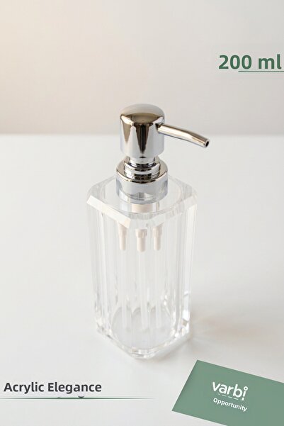 Varbifırsat acrilic Dozator de săpun lichid pătrat 200 ml |   Design Decorati...