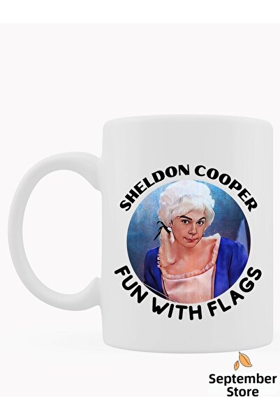 Eylül Design كوب شاي وقهوة بتصميم خاص مطبوع عليه نظرية الانفجار الكبير شيلدون...